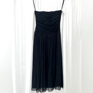 NWT White House Black Strapless Dress Size 8, LBD